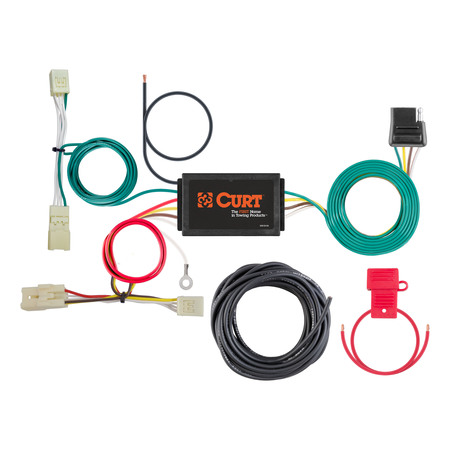 CURT Custom Wiring Harness, 4-Way Flat Output, Select Kia Forte, Koup 56410